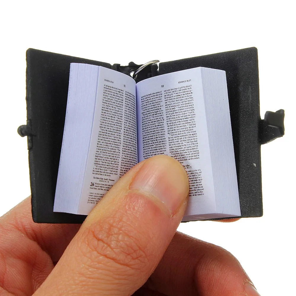 Christian Mini English HOLY BIBLE Keychains