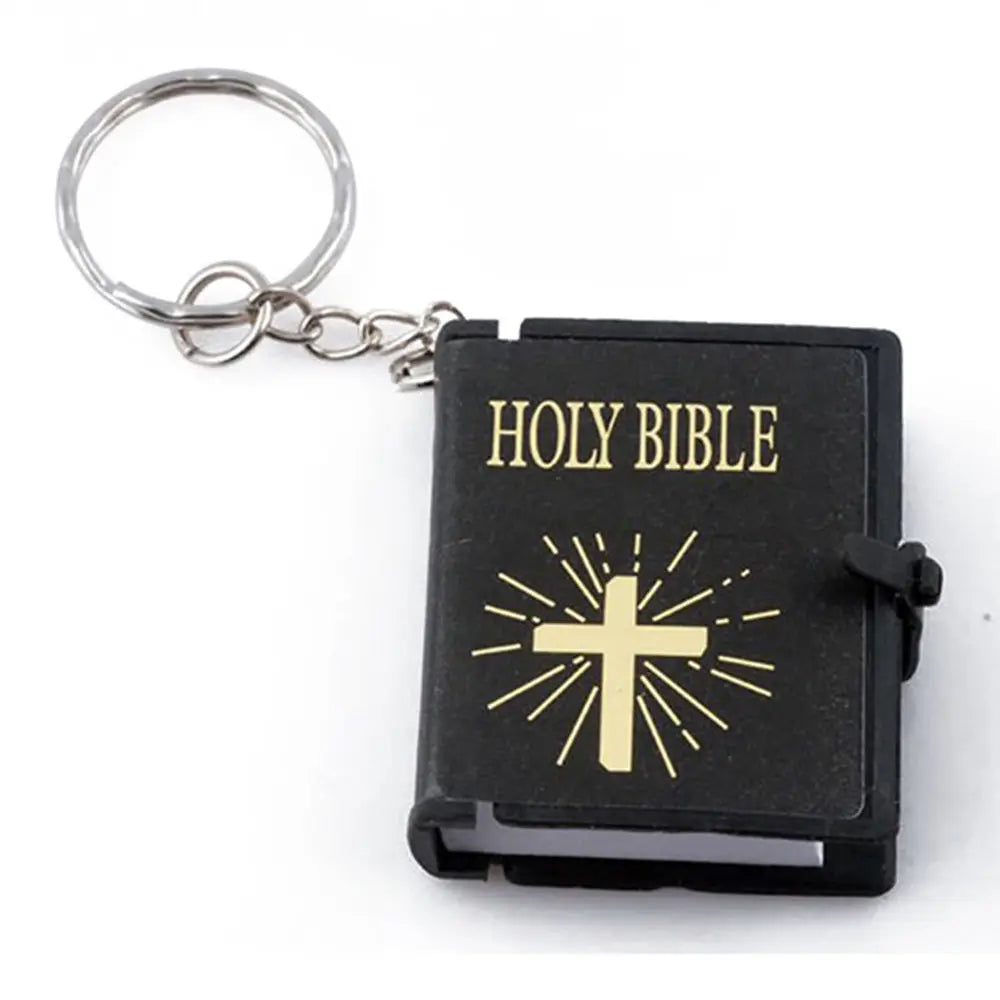 Christian Mini English HOLY BIBLE Keychains