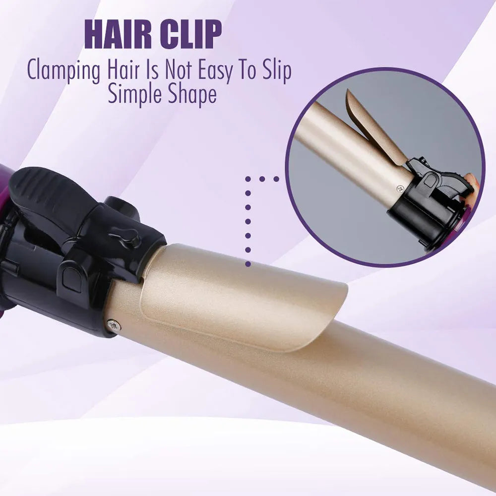 Automatic Hair Curler White Rose Gold 28mm