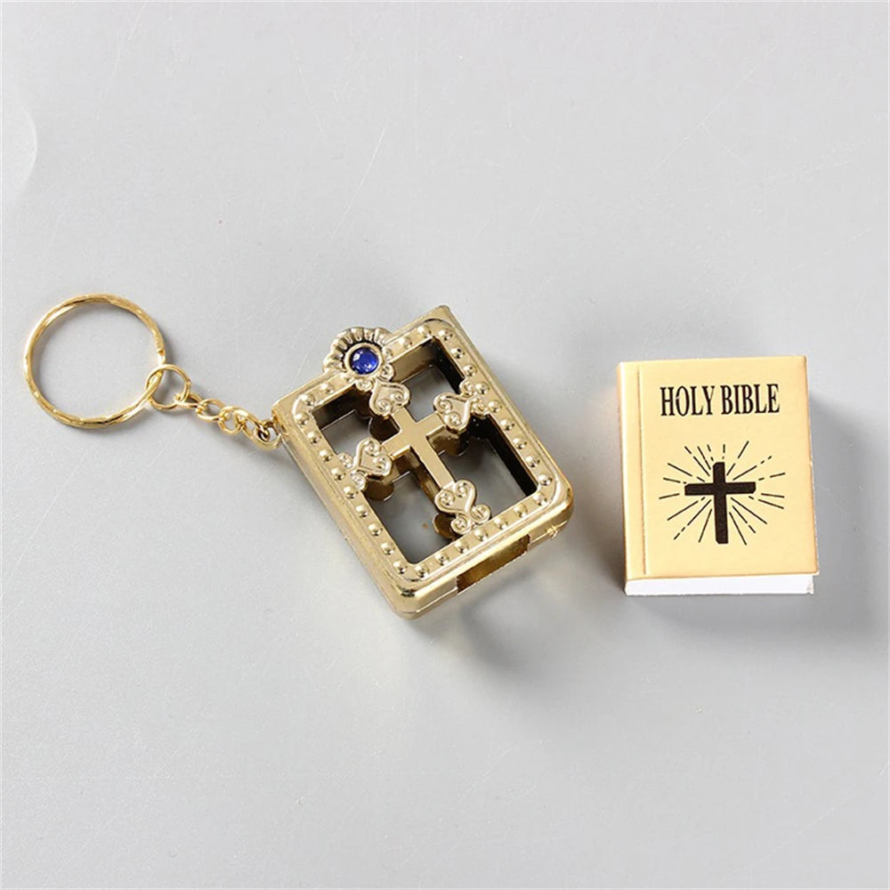 Christian Mini English HOLY BIBLE Keychains