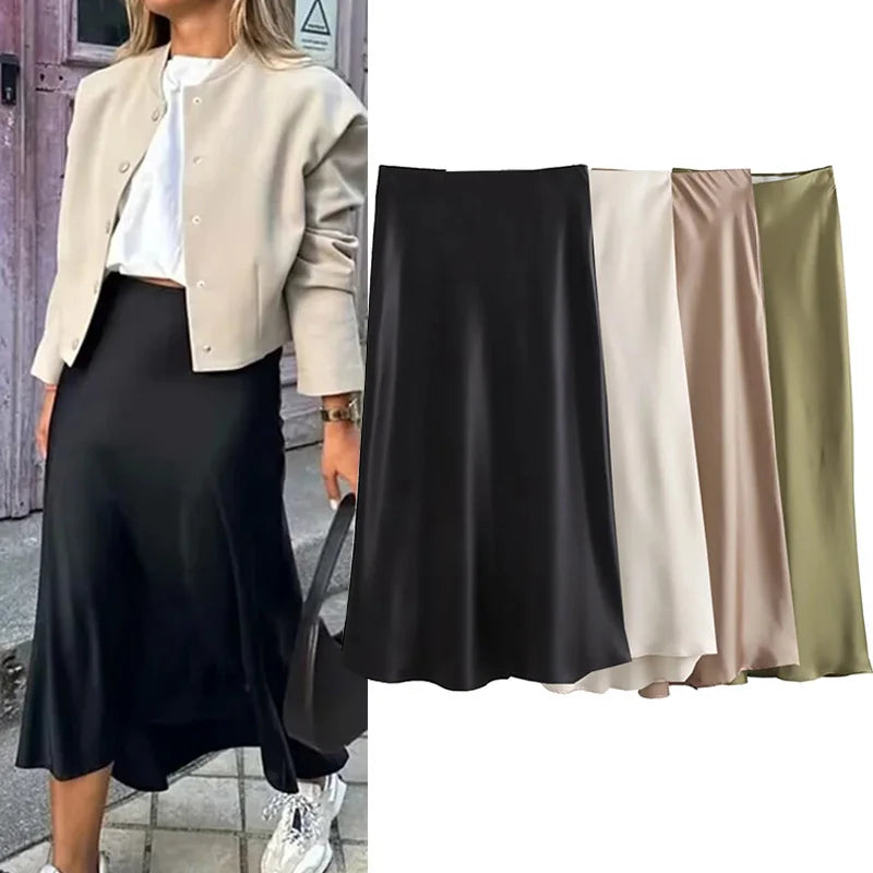 Satin Skirt