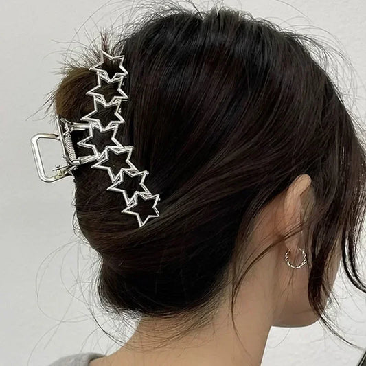 Silver  Star Hair Claws